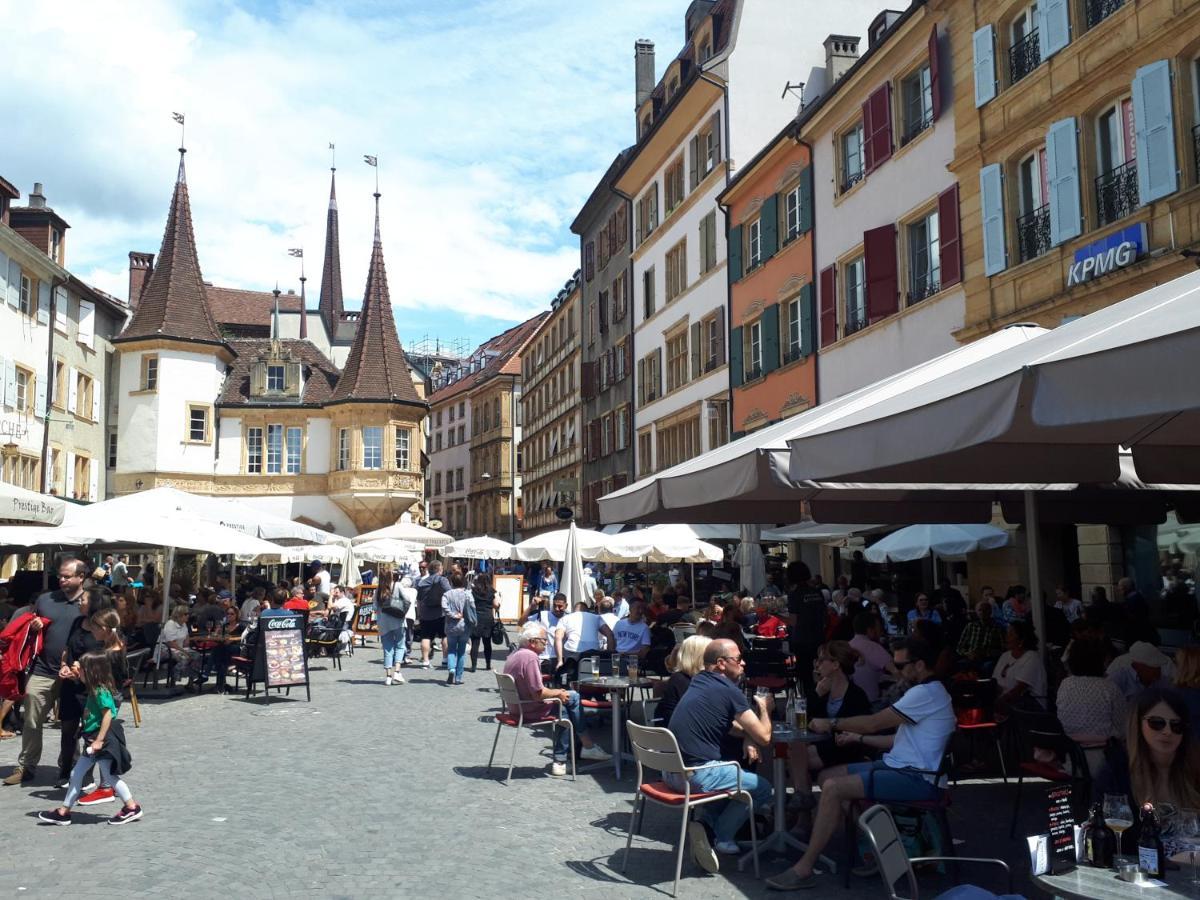 La Crique De L'Evole Apartment Neuchatel Ngoại thất bức ảnh